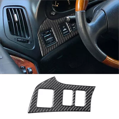 Carbon Fiber Interior Headlight Control Cover Trim For Lexus RX300 1998-2003 • $11.74