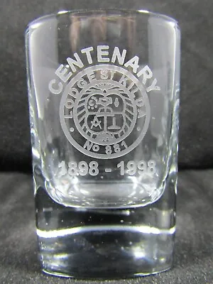 £12.50 • Buy Masonic Lodge St Kilda No 881 Centenary Whisky Shot Glass. 1998. Isle Of Skye.