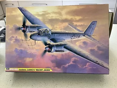 Hasegawa 1/48 Junkers Ju88G-6 Nacht Jager  W/ 214 Parts 1993 Pre-owned Kit • $23.50