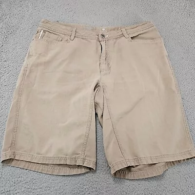 Mountain Hardwear Shorts Mens Size 34 Khaki Outdoor Hiking Cotton Knit Cargo • $11.93