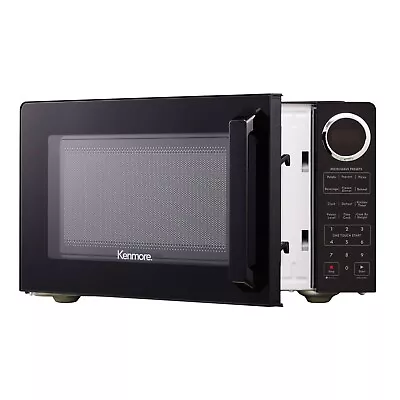 Kenmore 0.9 Cu-ft 900 Watts Microwave Countertop KMCMV809BK09 - Black • $69.99