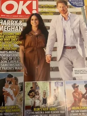 OK! Magazine 1402  Meghan Markle Prince Harry Blur Alex James Helen Flanagan • £1