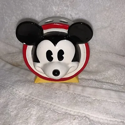 Vintage Mickey Mouse  Ceramic Tooth Brush Or Pencil Holder. Disney Unused • $15