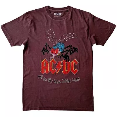 AC/DC - AC/DC Unisex T-Shirt  Fly On The Wall Tour Medium - New T-S - H1362z • £16.62