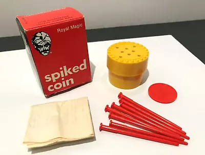 Vintage 1970's Royal Magic Magic Tricks - Spiked Coin Magic Trick • $9.99