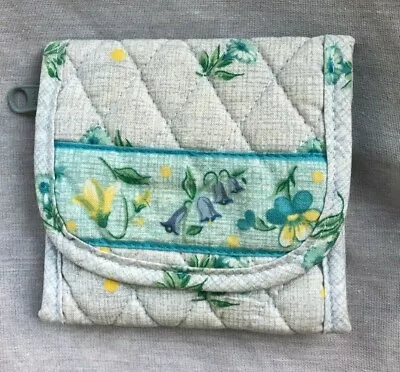 Vera Bradley Pocket Wallet Watercolor Retired Excellent Condition • $19.99