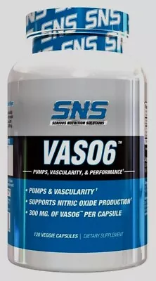 (NEW) SNS Serious Nutrition Solutions VASO6 Pumps TEST Strength Booster Recovery • $30.50