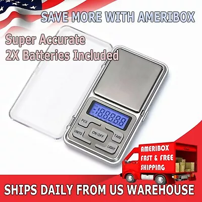 Portable 500g X 0.1g Digital Scale Jewelry Pocket Balance Gram LCD Herb Gold • $6.49