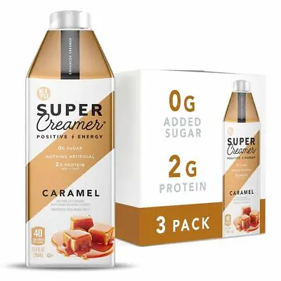 Kitu Caramel Super Creamer With Protein + MTC Oil 0 Sugar 25.4 Oz ( Pack Of 3 ) • $42.99