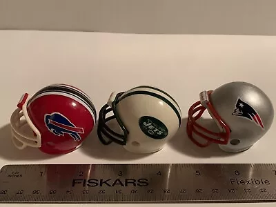 $7.50 • Buy Riddell NFL Football Mini Helmet (Lot Of 3) Pocket Pro - Bills, Patriots & Jets