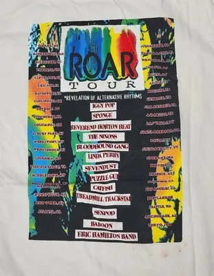 RARE VTG ROAR TOUR 97' Head Lining Iggy Pop Sponge And The Rev. Horton Heat • $89.99