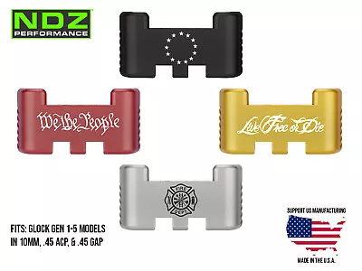 For Glock Gen 1-5 Slide Racker Plate 10mm & .45 Aluminum Rack Assist Patriotic • $30.39