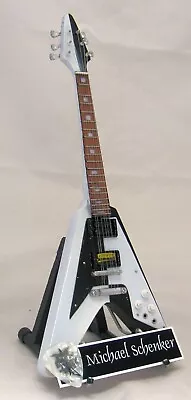 MICHAEL SCHENKER Miniature  Guitar Replica Scorpions W/ Guitar Pick • $40