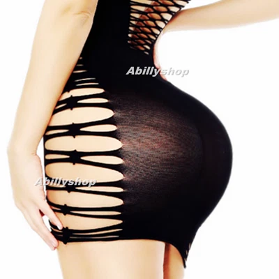 $10.96 • Buy Women Bodystocking Lingerie Dress Bodycon Bodysuit Lace Sexy Party Deep V-Neck