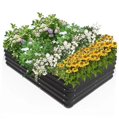 Raised Garden Bed Kit Outdoor Planter Box For Growing 4.3 × 3.0 × 1 FT • $44.04