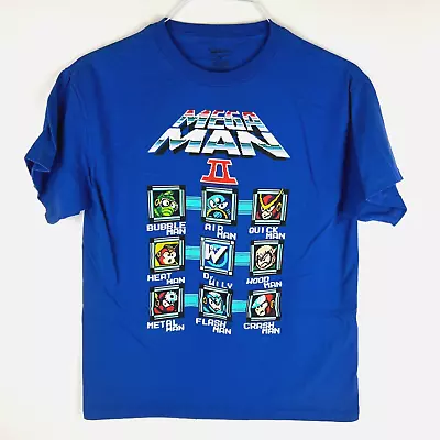 Mega Man 2 T Shirt Retro Video Game Character Selection Capcom Tagless Adult Med • $14.95