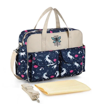 £25.19 • Buy Mummy Maternity Baby Changing Bag Nappy Diaper Wipe Clean Shoulder Bag Handbag
