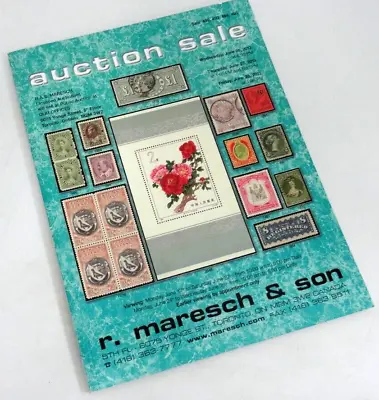 Maresch 2013 Stamp Auction Catalog Canada Provinces British Commonwealth Foreign • $9.49