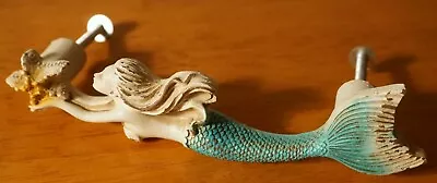 Mermaid Drawer Pull Handle Bedroom Dresser Closet Cabinet Door Beach Home Decor • $12.95