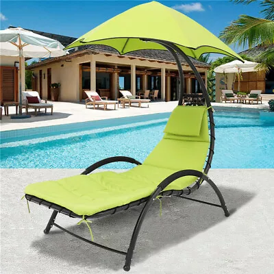 £66.91 • Buy Helicopter Dream Chair Swing Hammock Sun Lounger Seat Garden Outdoor Green