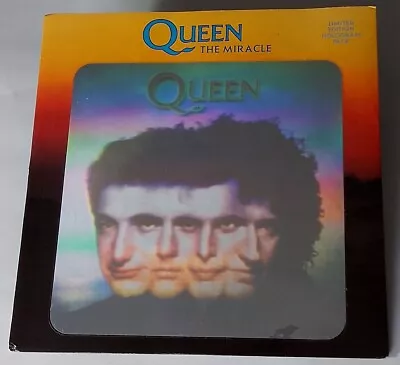 QUEEN Vinyl Freddie Mercury The Miracle Original 1989 UK 7 Inch Hologram Sleeve • £21.99