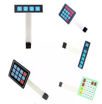 1PCS 4x3/4x5/1x6/1x4 Keys Matrix Keyboard Array Membrane Switch Keypad Keyboard • $1.28