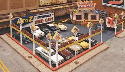 Blair Line 1/160 N Scale A-TO-Z DEPENDABLE USED CAR LOT Laser-Cut Structure Kit • $42.50