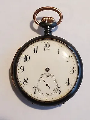 Gallet & Co. Gunmetal & Rose Gold Quarter Repeater Pocket Watch Project 52mm • $1295