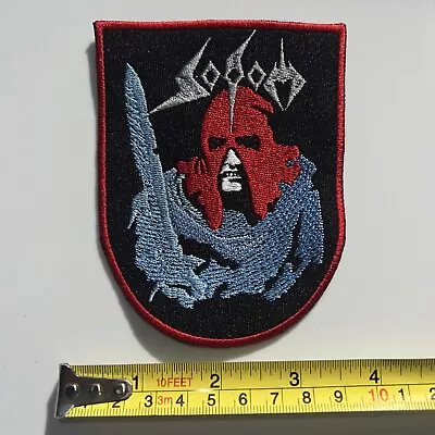 Sodom In The Sign Of Evil Shaped Embroidered Patch • $6.64