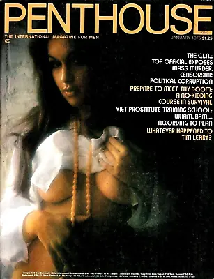  Penthouse   (jennifer Welch / Juliet Morris)  ~ January 1975 ~  *vintage Issue* • $8.79