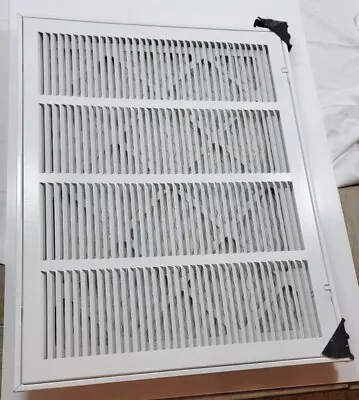 24 W X 18 H Duct Opening Steel Grille Filter Included Steel Return Air Filter  • $39.99