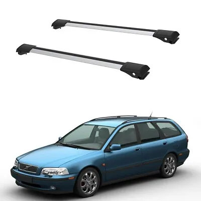 To Fits Volvo V40 Wagon/Estate 1996-2004 Roof Rack Cross Bars Silver Luggage • $120.35