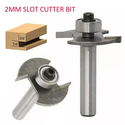 £4.99 • Buy 2mm Slot Cutter Bit For Knock On Furniture T Trim Router Campervan Motorhome