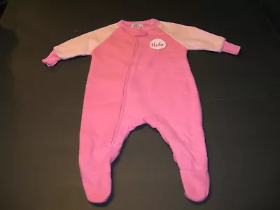 UCLA BRUINS Fleece Sleeper Zip Up Footed PINK PAJAMAS New! Toddler Girls Size 3T • $14.44