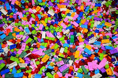 ☀️1000 Small Lego Detail Pieces All Girl Colors Pastel Purple Pink Build Legos  • $51.27