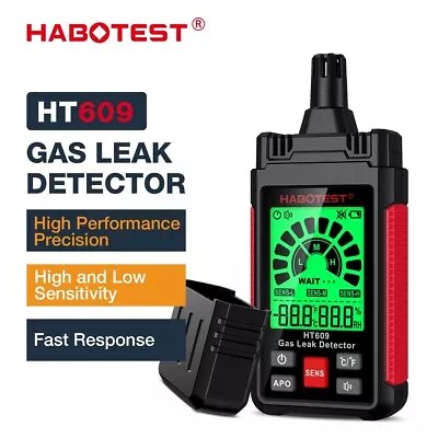 HABOTEST HT609 Natural Gas Propane Leak Detector Portable Tester Visual Leakage • $20.98