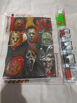 5D DIY Diamond Art Painting Full Rhinestones Embroidery Kit Art Craft-Horror • $14.99