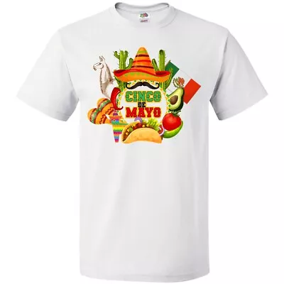 Inktastic Cinco De Mayo Party T-Shirt Sombrero Mexican 5th Apparel Cactus Mens • $14.99