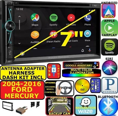 2004-16 Ford Mercury Nav Bluetooth Cd/dvd Carplay Android Auto Car Radio Stereo • $319.99