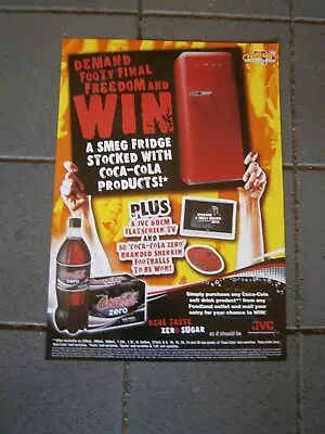 Coca Cola Posters. Coca Cola Zero 2006 Competition Poster. Win Fridge Etc. • $6