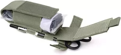 Tactical MOLLE EMT Belt Trauma Shear Slot Holster EMS TQ Tourniquet Pouch Holder • $9.08