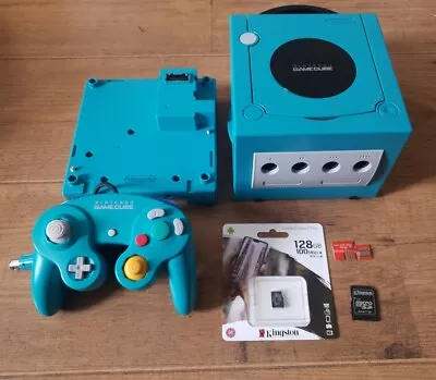 Custom Painted Gamecube RGB Console Gameboy Player Controller Picoboot + More • £189.99