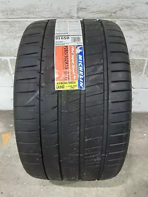 1x P285/30R19 Michelin Pilot Super Sport ZP 7/32 New Tire • $525