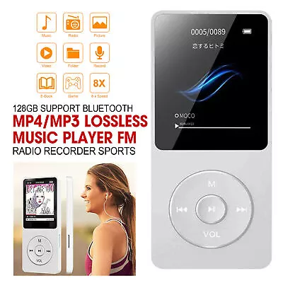 Bluetooth HiFi MP3 Player MP4 Media FM Radio Audio Recorder Music Portable59 • $12.63