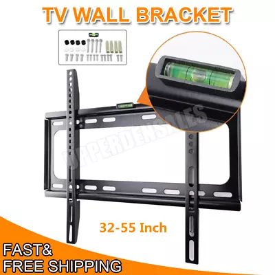 TV Wall Bracket Mount TILT For 26 32 40 50 55 Upto 60 Inch Flat LCD LED QLED TVs • £8.99