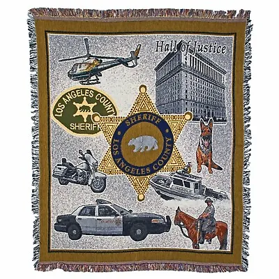 Los Angeles County Sheriff Department Woven Blanket • £154.42