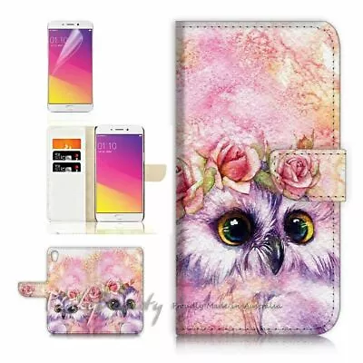 OWL TPU Phone Wallet Case Cover For New Optus X Start 2 - 21412 • $13.99