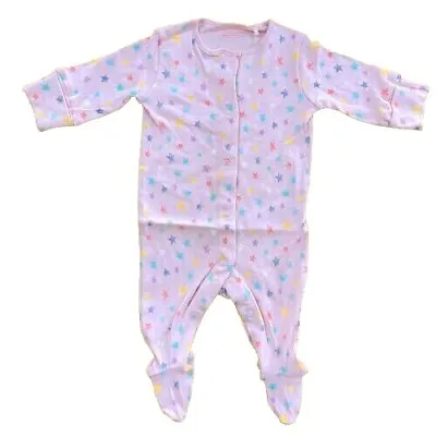 Baby Girls Boys Sleepsuit Babygrow Cotton All-In-One Unisex Pyjamas • £4.95