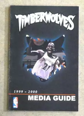 Minnesota Timberwolves Nba Basketball Media Guide - 1999 2000 - Near Mint • $4.99