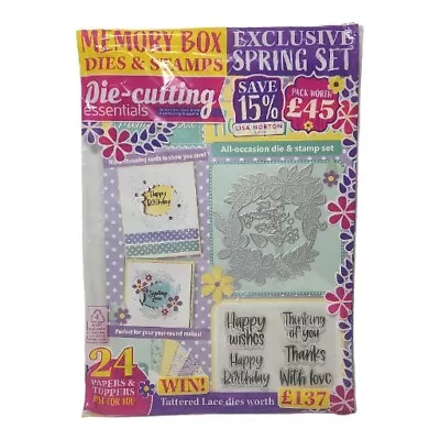 Die-cutting Essentials Issue 97 Exclusive Spring Set Memory Box 2023 New • $16